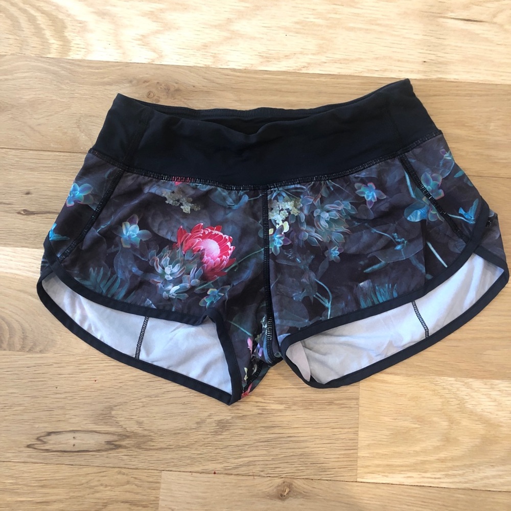 Lululemon floral speed short 2